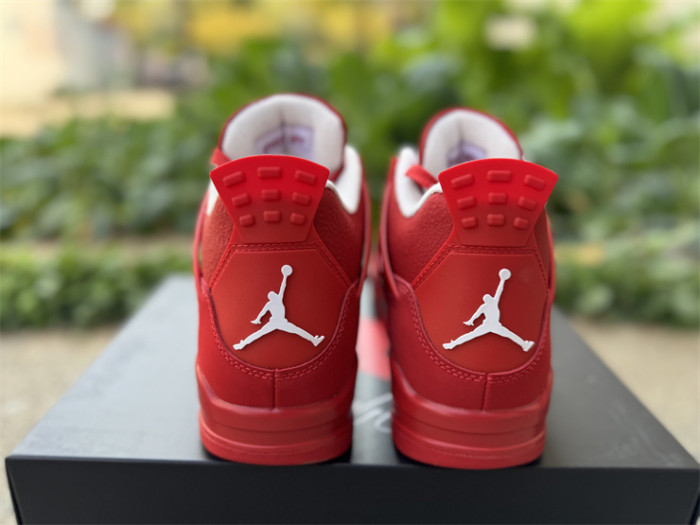 Authentic Air Jordan 4 Red