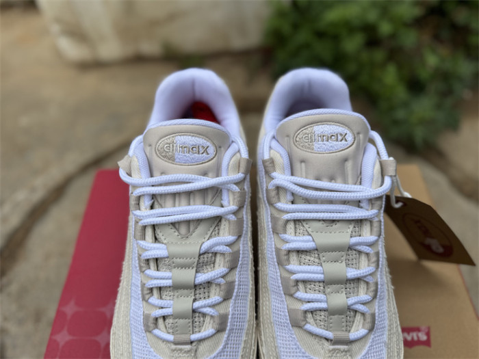 Authentic Levi's x Nike Air Max 95 “White and Ecru”
