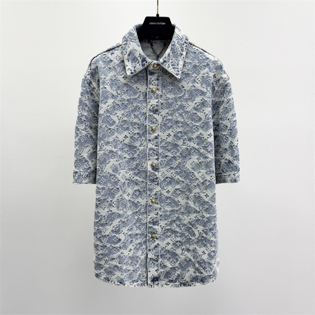 LV Shirt High End Quality-1357