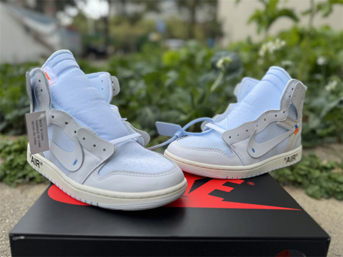 Authentic Virgil Abloh Archive x Air Jordan 1 High OG “Alaska”