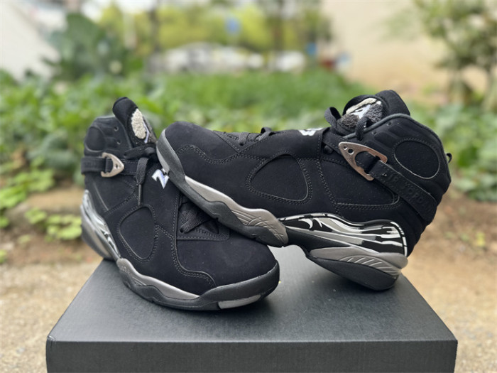 Authentic Air Jordan 8 Retro Chrome