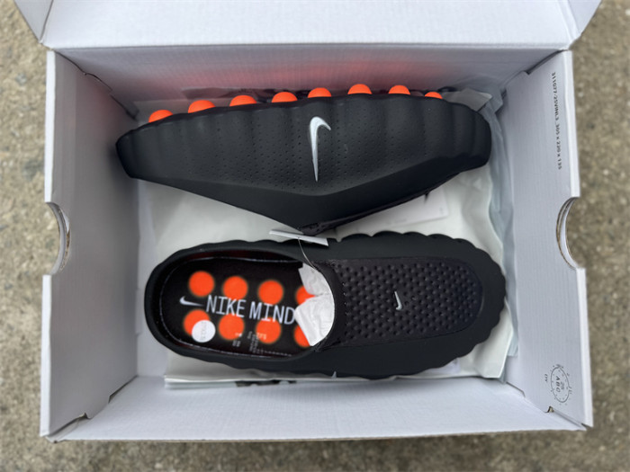 Nike Mind 001 Slide Black Chrome