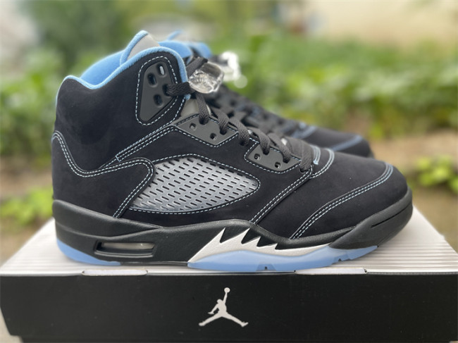 Authentic Air Jordan 5 Retro Black University Blue 2026