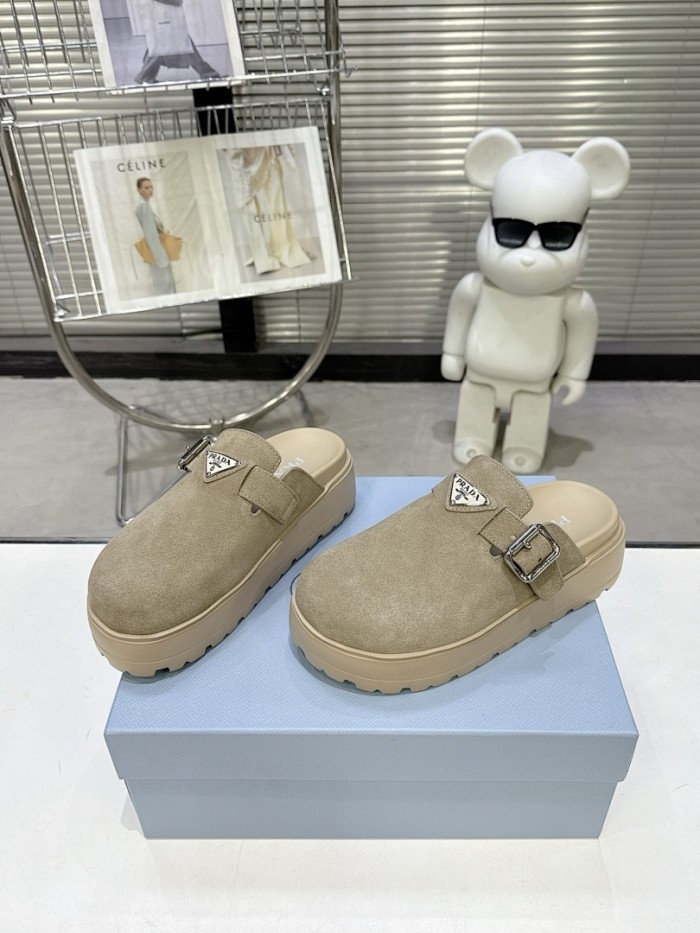 Prada women slippers 1：1 quality-171