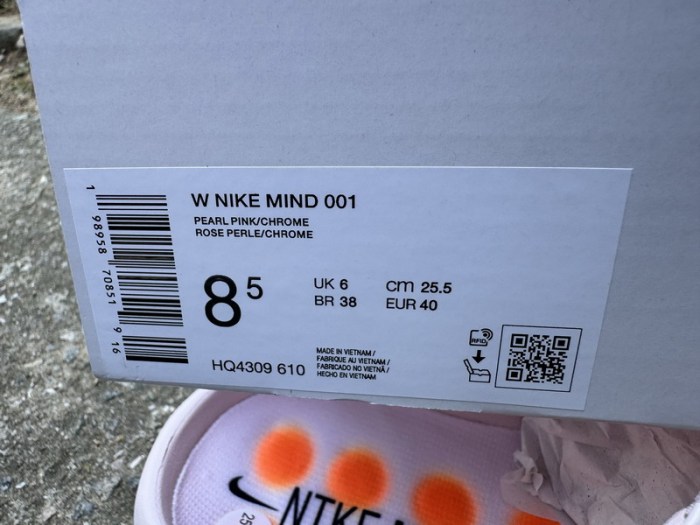 Nike Mind 001 Slide Pearl Pink (fit small)