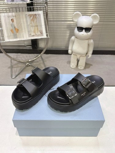 Prada women slippers 1：1 quality-182