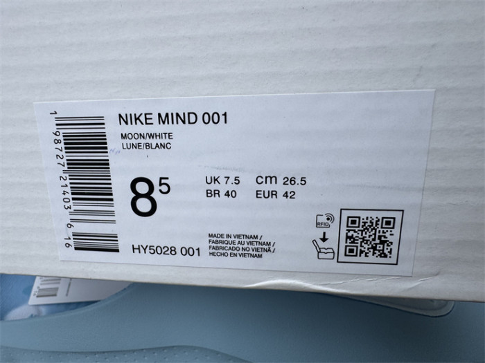 Nike Mind 001 Moon White (fit small)