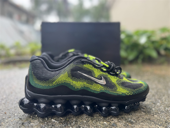 Authentic Nike Air Liquid Max Black Green Apple