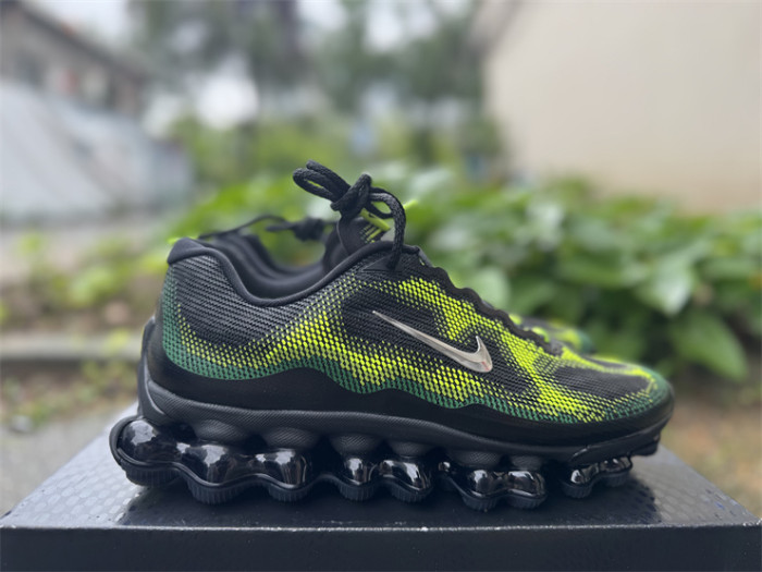Authentic Nike Air Liquid Max Black Green Apple