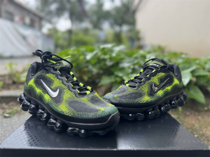 Authentic Nike Air Liquid Max Black Green Apple