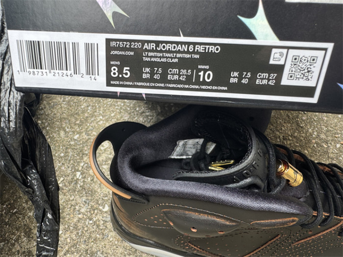 Authentic Air Jordan 6 Retro Xuanwu