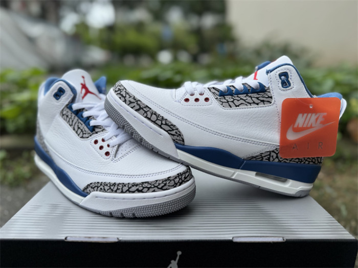 Authentic Air Jordan 3 “True Blue”  2026