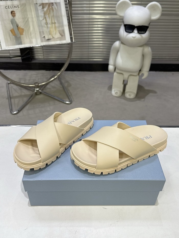 Prada women slippers 1：1 quality-195