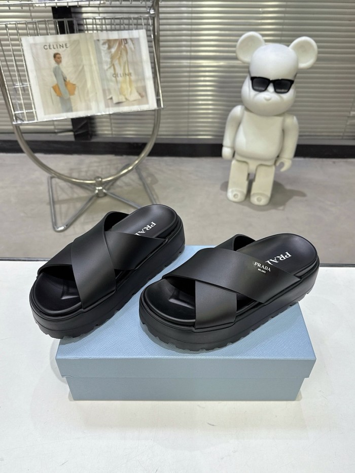 Prada women slippers 1：1 quality-192