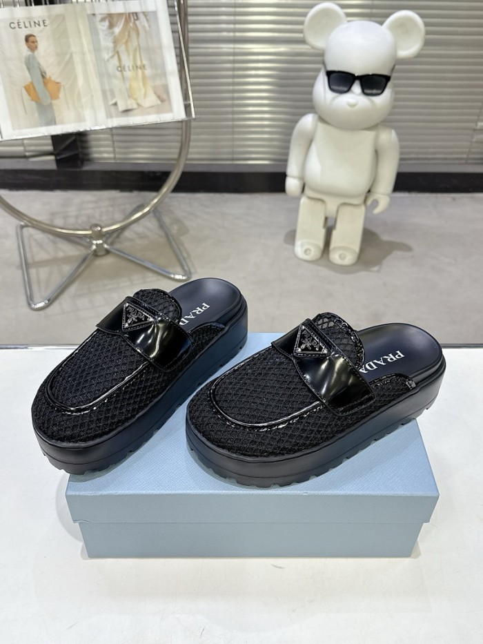 Prada women slippers 1：1 quality-196