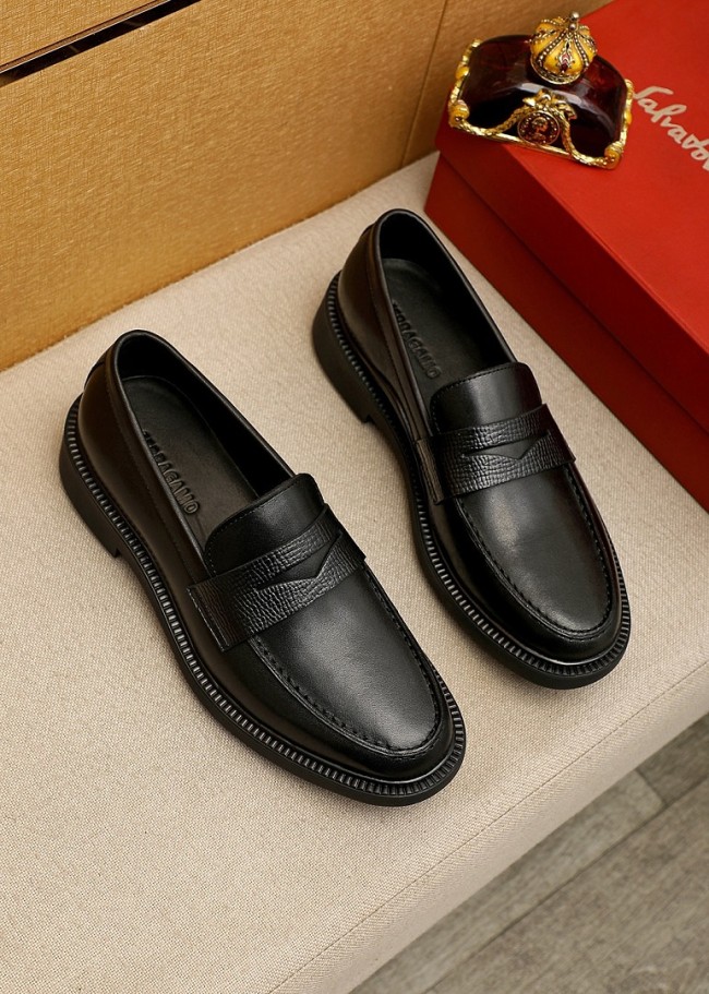 Ferragamo Men shoes 1：1 quality-460