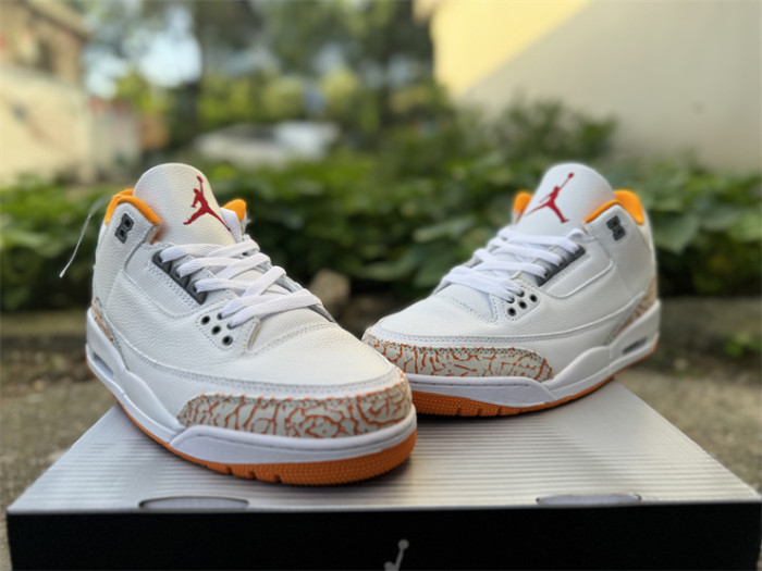 Authentic Air Jordan 3 Retro Orange Citrus