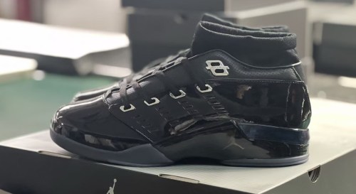 Authentic Air Jordan 17 Low ‘Black Patent’