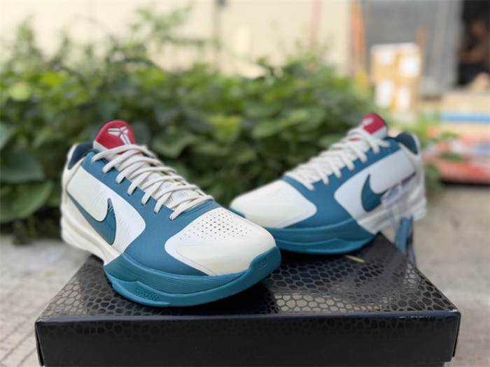 Authentic Nike Kobe 5 Protro Caitlin Clark Coconut Milk Spruce