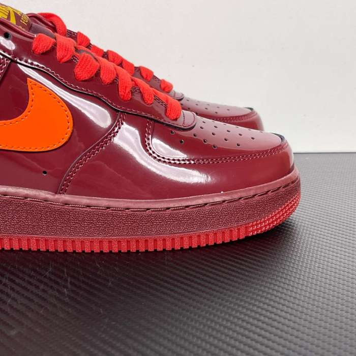 Authentic Nike Air Force 1 Low Red Patent