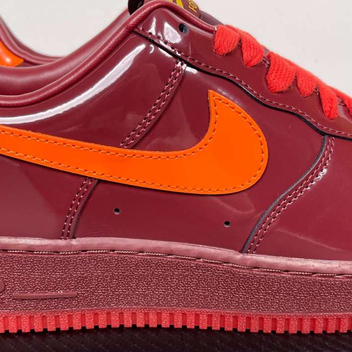 Authentic Nike Air Force 1 Low Red Patent