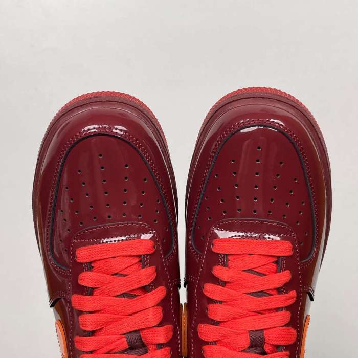 Authentic Nike Air Force 1 Low Red Patent