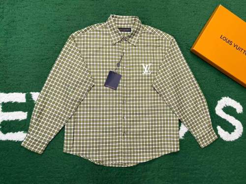 LV Shirt High End Quality-1519