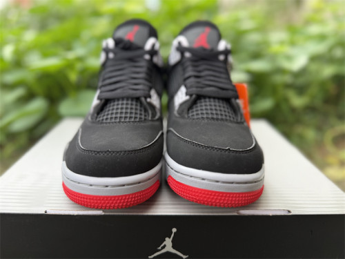 Authentic Air Jordan 4 Bred 2026