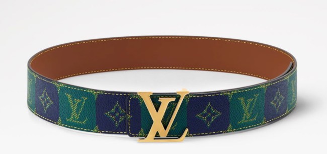 Super Perfect Quality LV Belts(100% Genuine Leather Steel Buckle)-4585