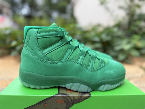Authentic Air Jordan 11 Retro Green Screen