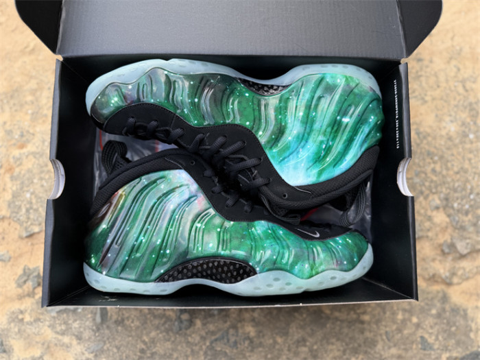 Authentic Nike Air Foamposite One “Galaxy” Green