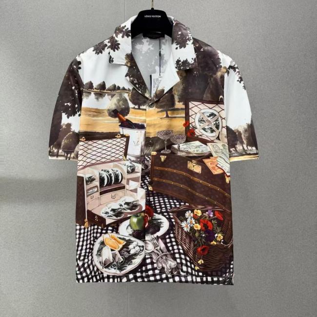 LV Shirt High End Quality-1550
