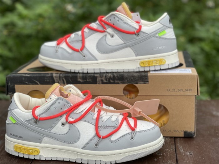Authentic OFF-WHITE x Nike Dunk Low “The 50” DM1602 110