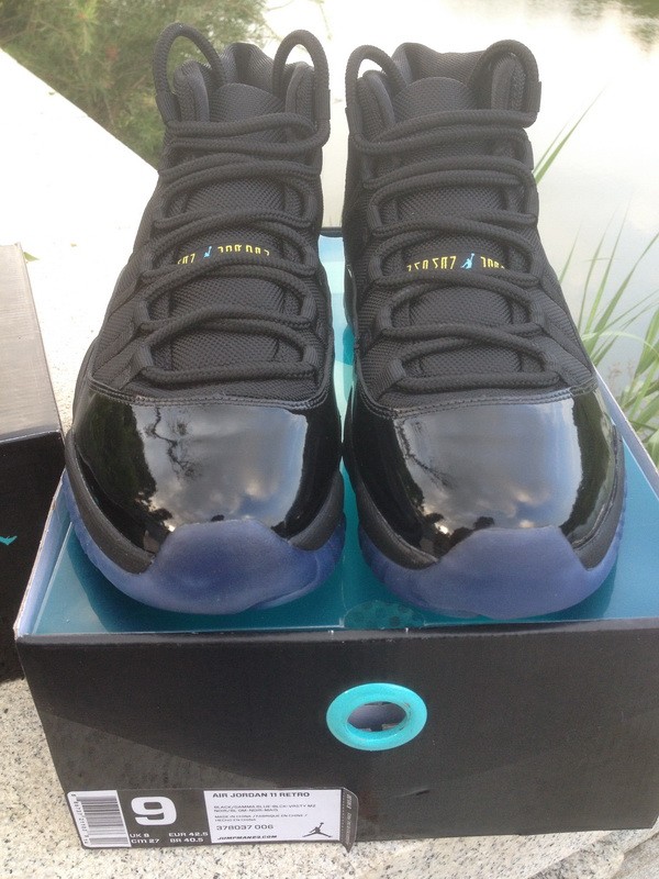 Authentic Air Jordan 11 Gamma Blue shoes Man