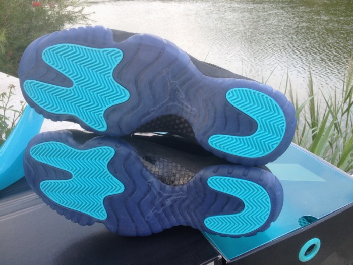 Authentic Air Jordan 11 Gamma Blue shoes Man