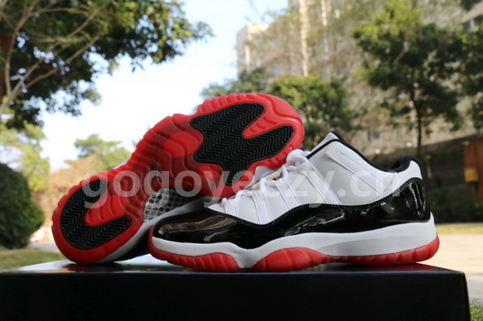 Authentic Air Jordan 11 Low “White Bred”