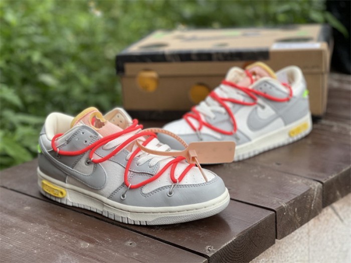 Authentic OFF-WHITE x Nike Dunk Low “The 50” DM1602 110