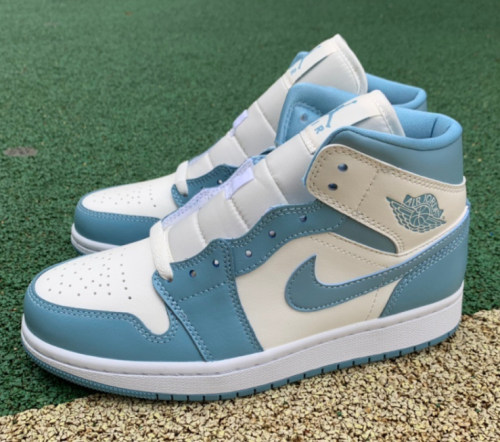 Authentic Air Jordan 1 Mid UNC Women