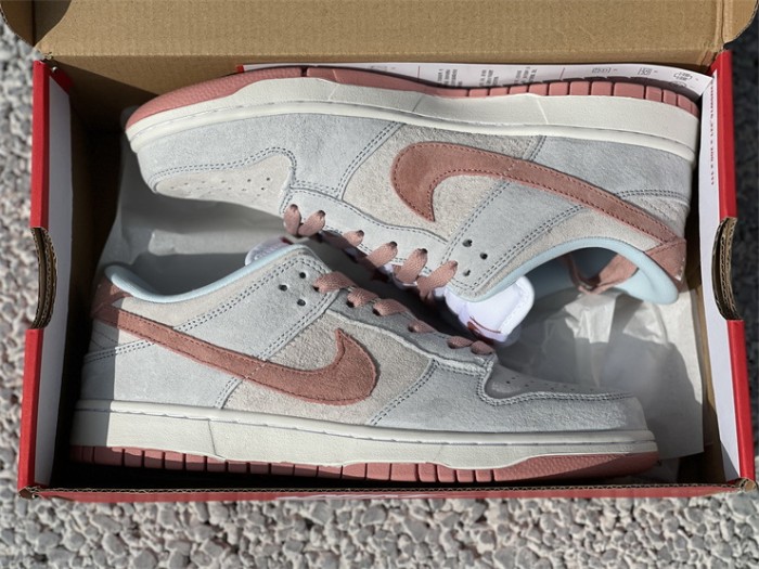 Authentic Nike Dunk Low Fossil Rose