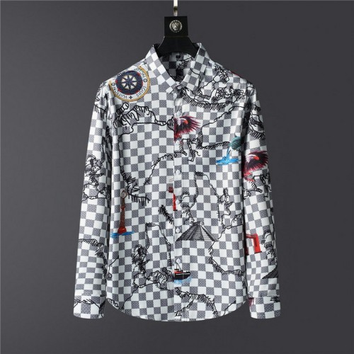 LV shirt men-258(M-XXXL)