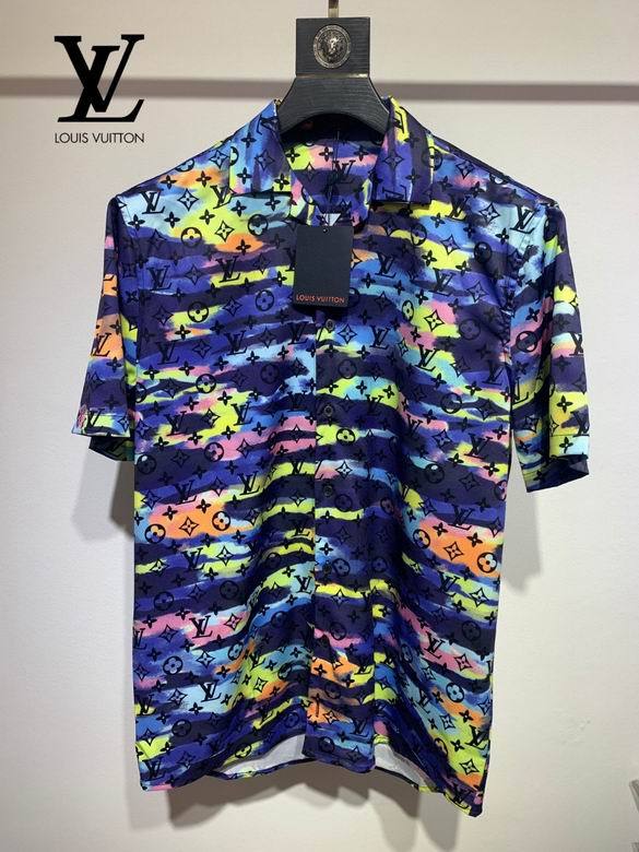 LV short sleeve men-080(S-XXL)