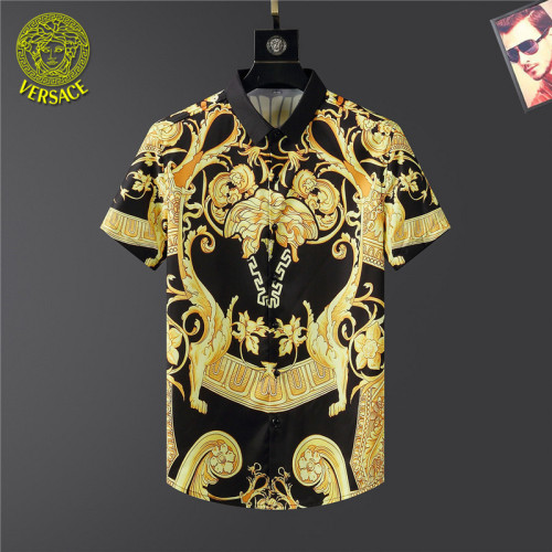 Versace short sleeve shirt men-047(M-XXXL)