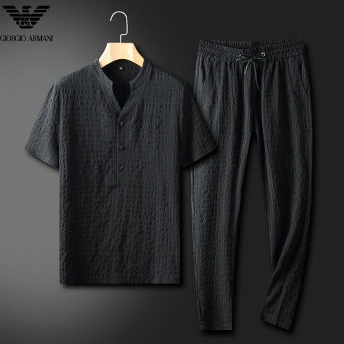 Armani short sleeve suit men-099(M-XXXL)