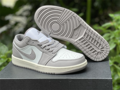 Authentic Air Jordan 1 Low Vintage Grey GS