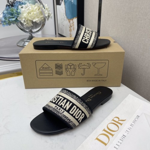 Dior women slippers 1：1 quality-157