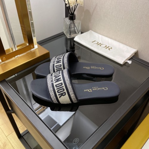 Dior women slippers 1：1 quality-162