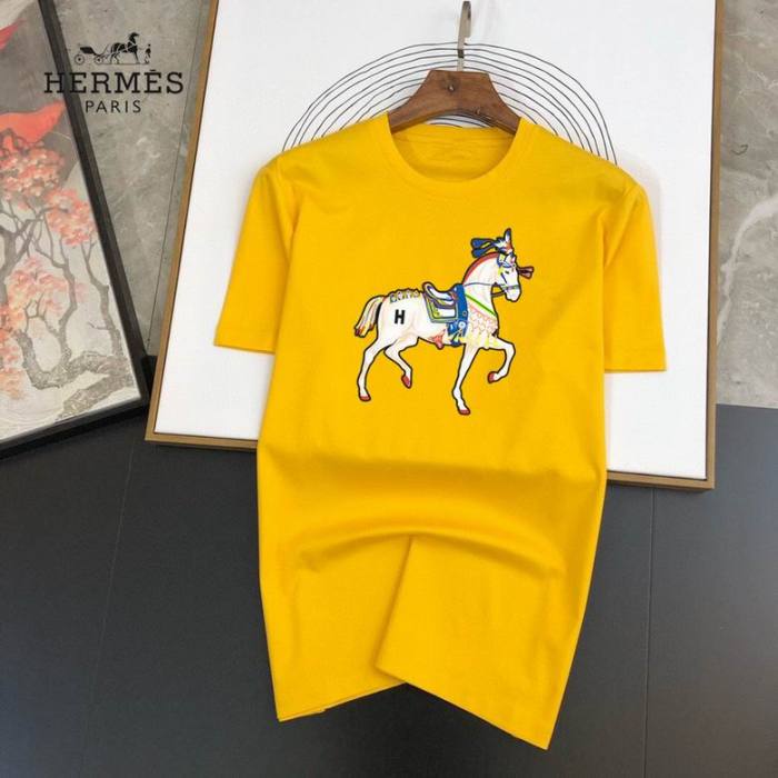Hermes t-shirt men-124(M-XXXL)