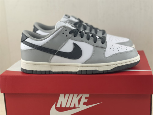 Authentic Nike Dunk Low “Light Smoke Grey”