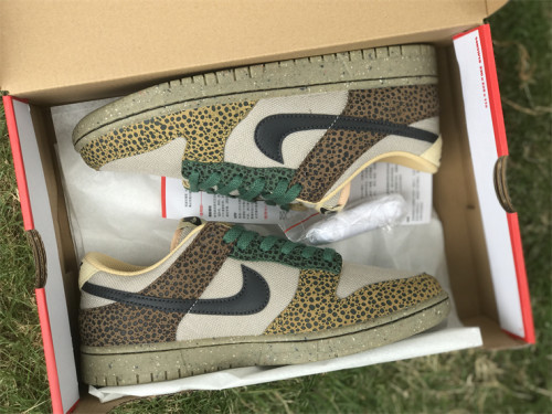 Authentic Nike Dunk Low “Safari”