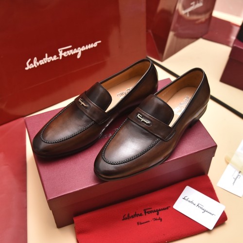 Ferragamo Men shoes 1：1 quality-363